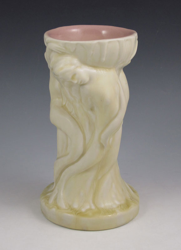 ROOKWOOD POTTERY VASE High relief 146a99