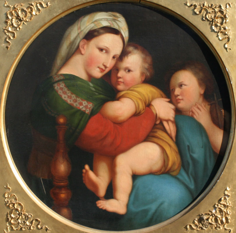 19TH CENTURY MADONNA PAINTING AFTER 146aa9