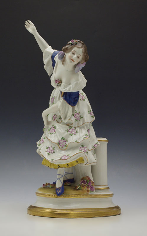 OLDER VOLKSTEDT PORCELAIN FIGURE  146acb