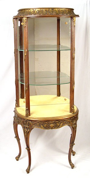 FRENCH GILT WOOD PERFUME CABINET: