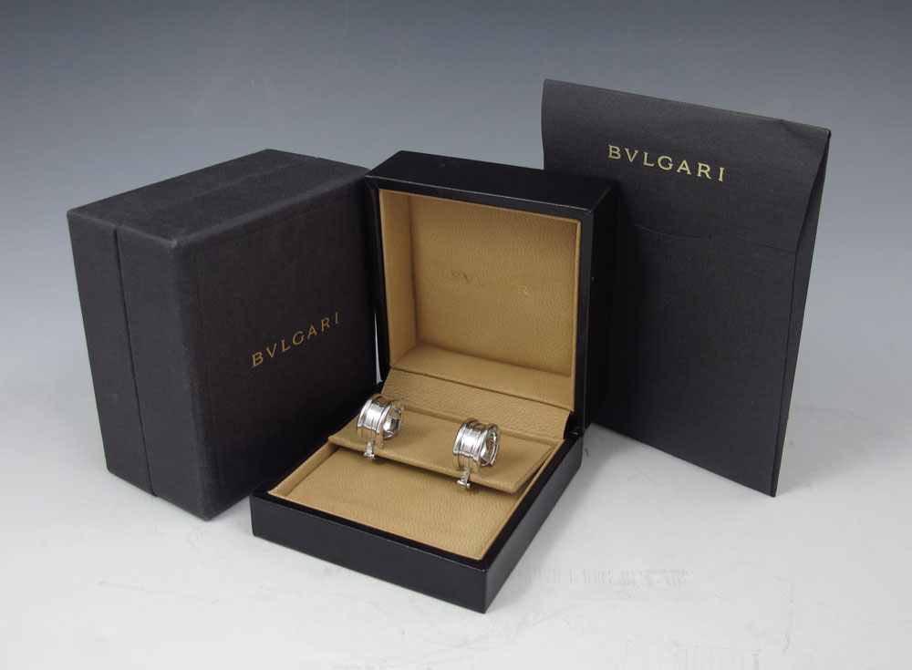 18K BULGARI HUGGIE EARRINGS 18K 146adb