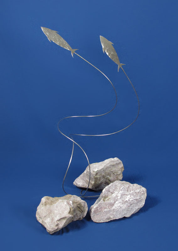 KINETIC FISH SCULPTURE MULLET  146bb6