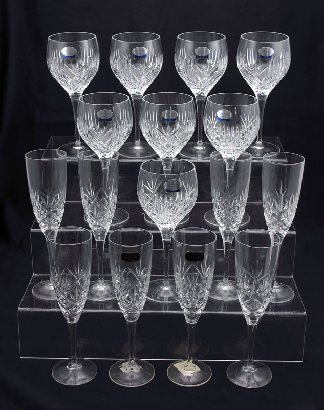 16 DOULTON CRYSTAL STEMS To include 146be3