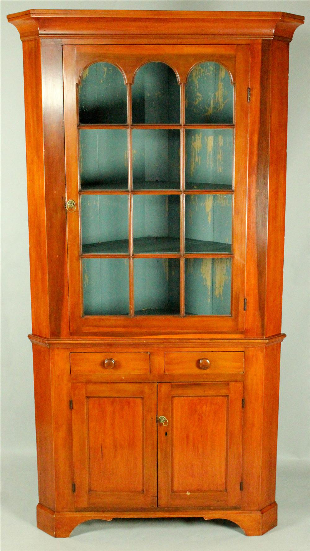 AMERICAN FEDERAL CHERRYWOOD CORNER CABINET