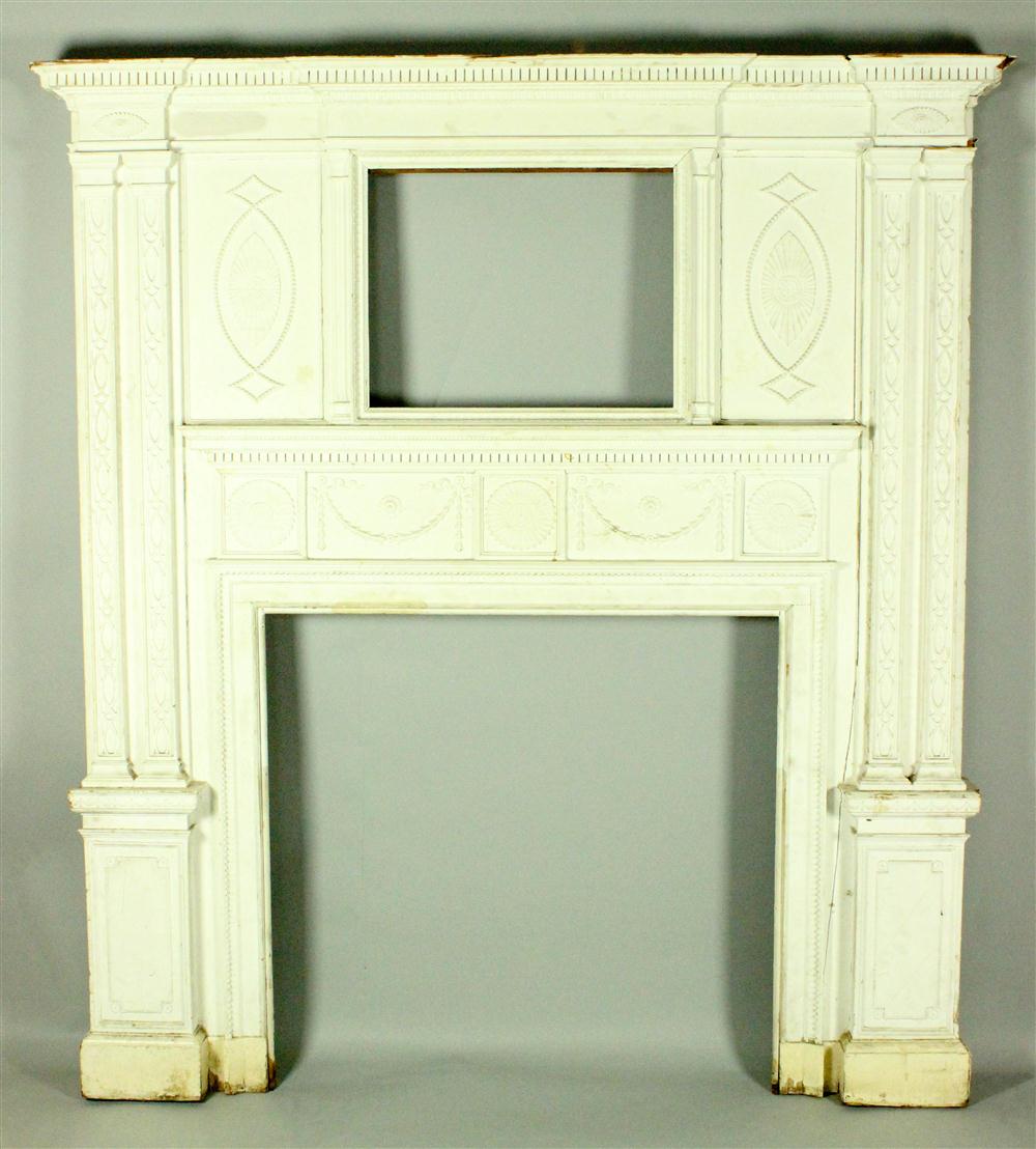 NEOCLASSICAL STYLE WHITE PAINTED 146cfd