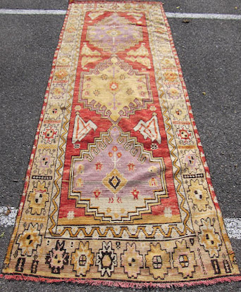 OUSHAK RUG TURKISH approx. 11'7''