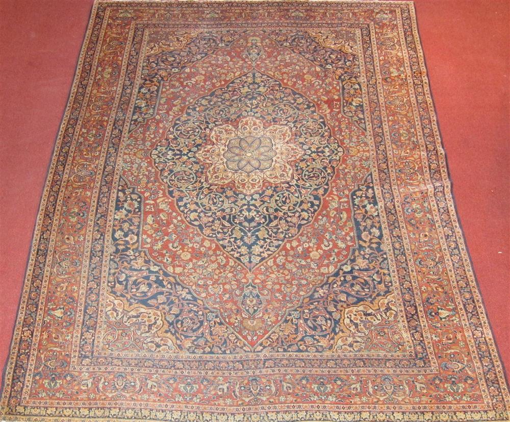 TABRIZ RUG approx 10 x 7 retail 146e5b