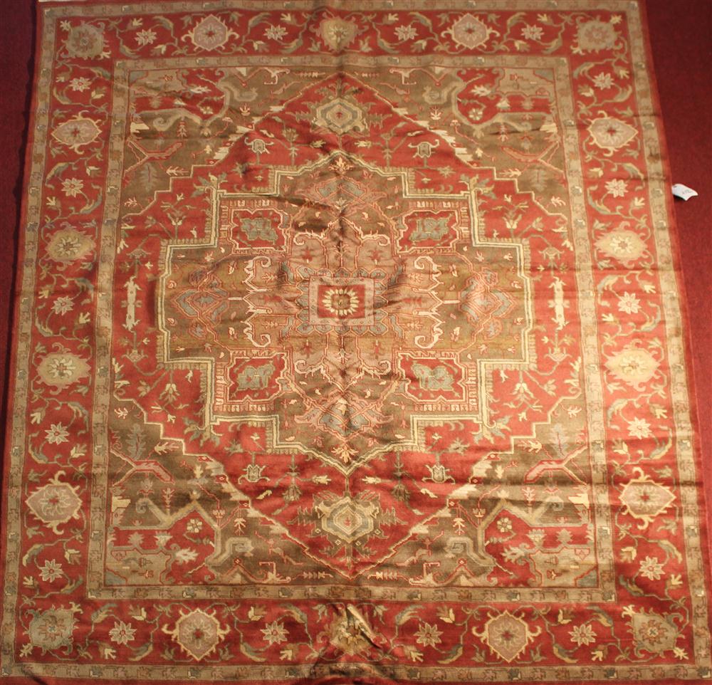 NEW ORIENTAL WOOL RUG approx. 9'