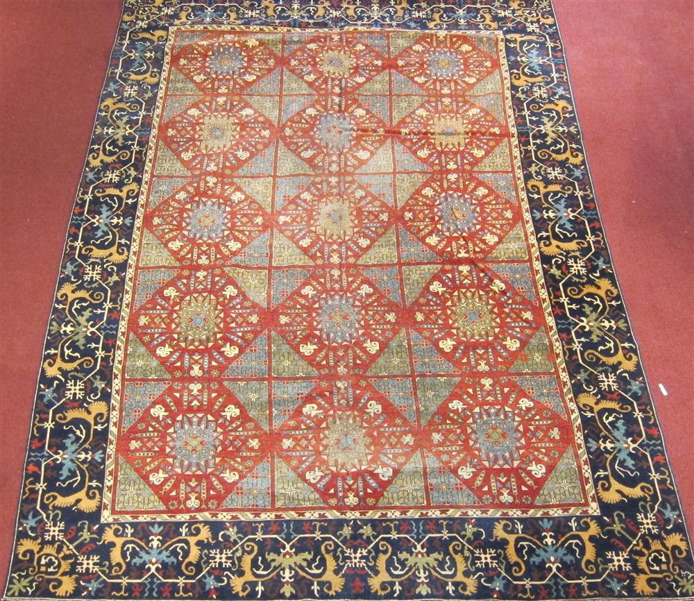 TURKISH MEIER WOOL RUG Approx 8  146e96