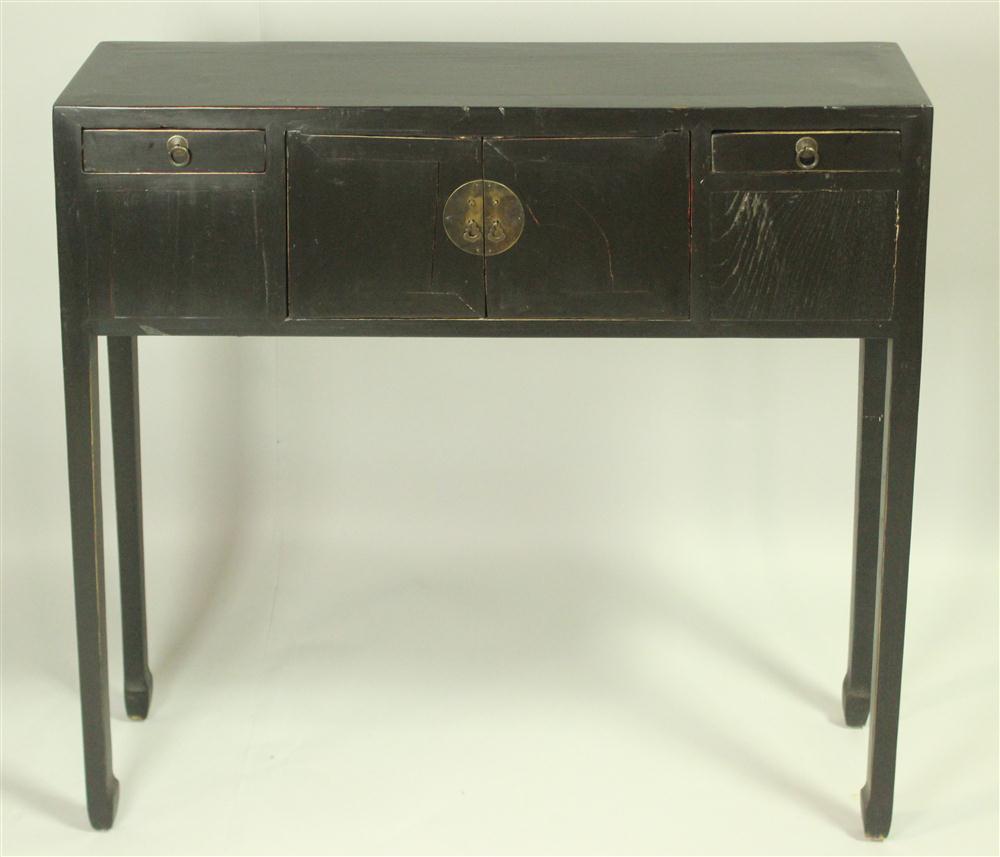 CHINESE STYLE BLACK SIDE TABLE 146f06