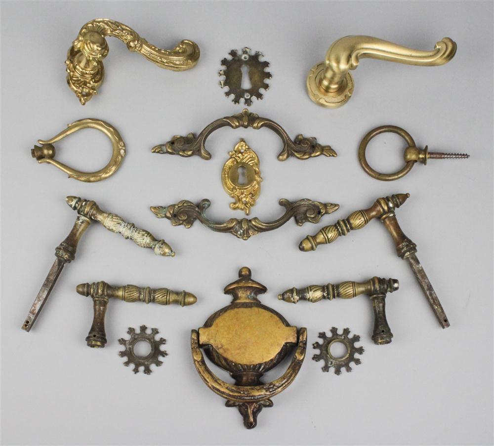 ASSORTED GROUP OF GILT BRONZE MOUNTS 146f23