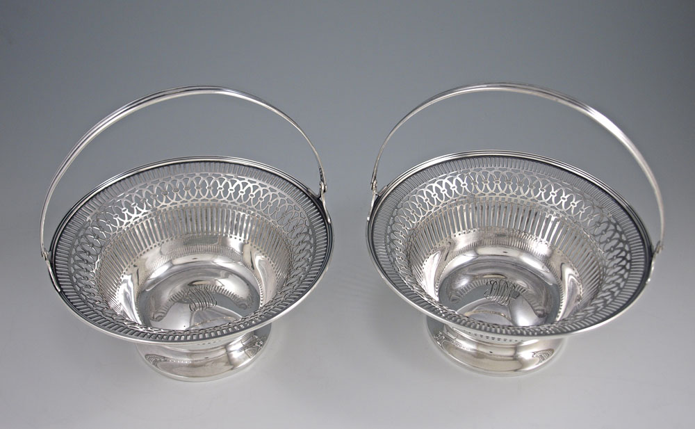 PAIR OF WATSON STERLING RETICULATED 146f4c