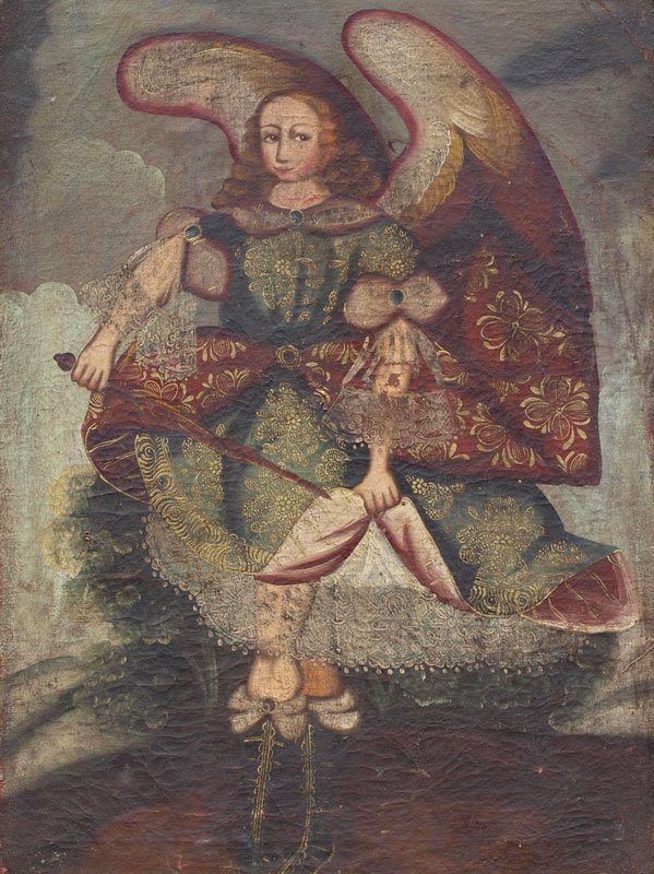 CUZCO SCHOOL ST MICHAEL Oil Canvas 146f65