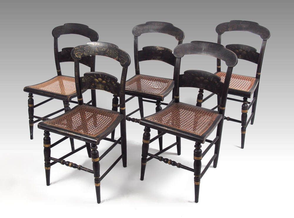 HITCHCOCK ALFORD SIGNED CHAIRS 146f6d