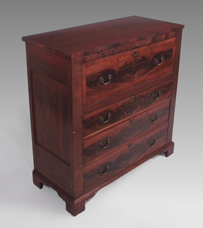 19TH C DROP FRONT CHEST WITH DESK 146f82