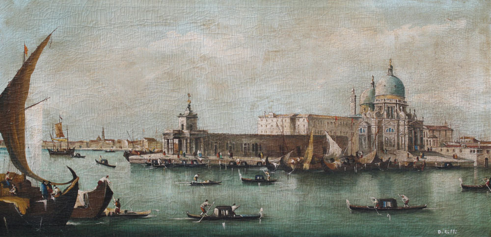 ITALIANATE VENETIAN CANAL SCENE