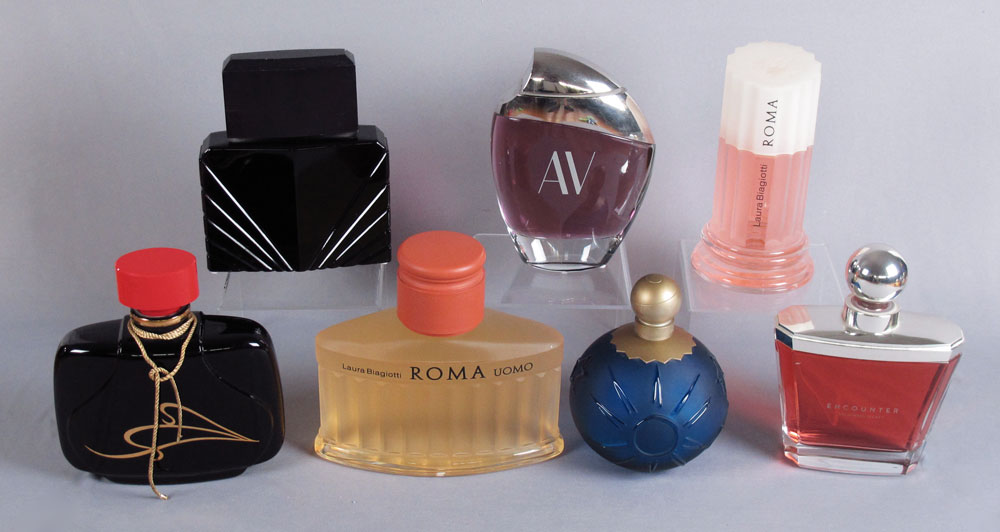 7 PERFUME FACTICE BOTTLES Roma 1470c2