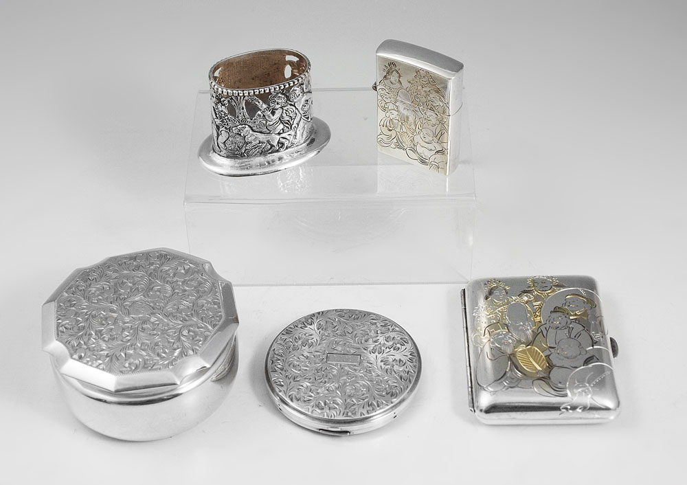 COLLECTION OF ESTATE STERLING SILVER 1470cb