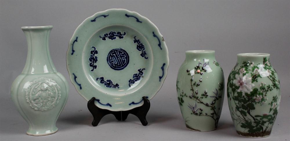 CHINESE CRACKLE GLAZED CONG FORM 1470fa