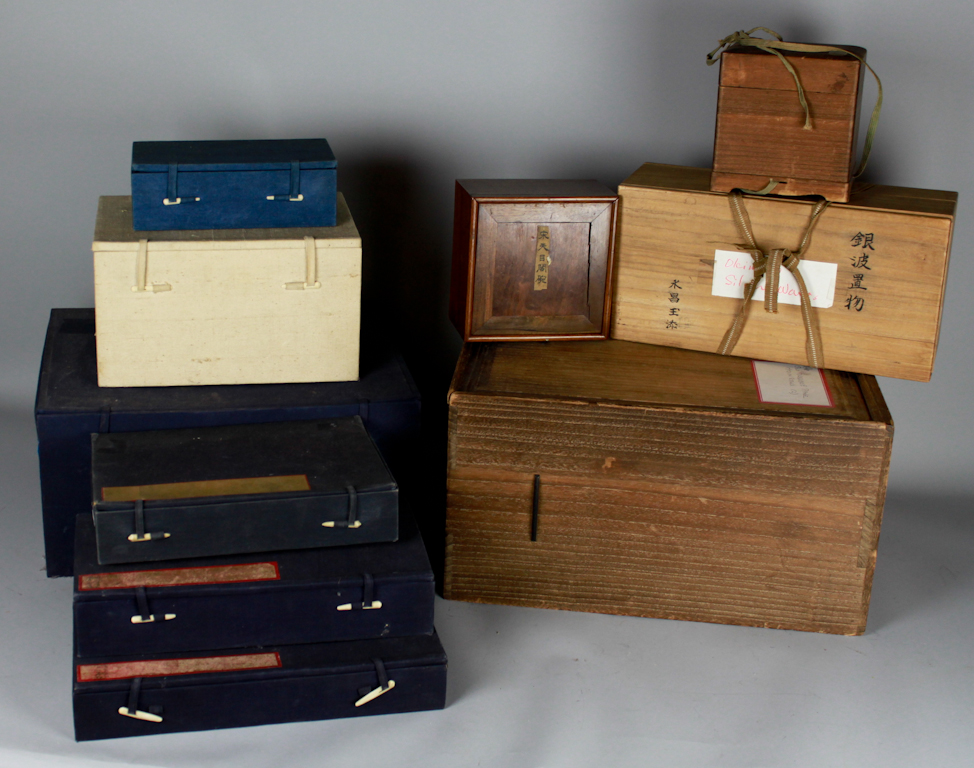 COLLECTION OF ASIAN STORAGE BOXES 147144