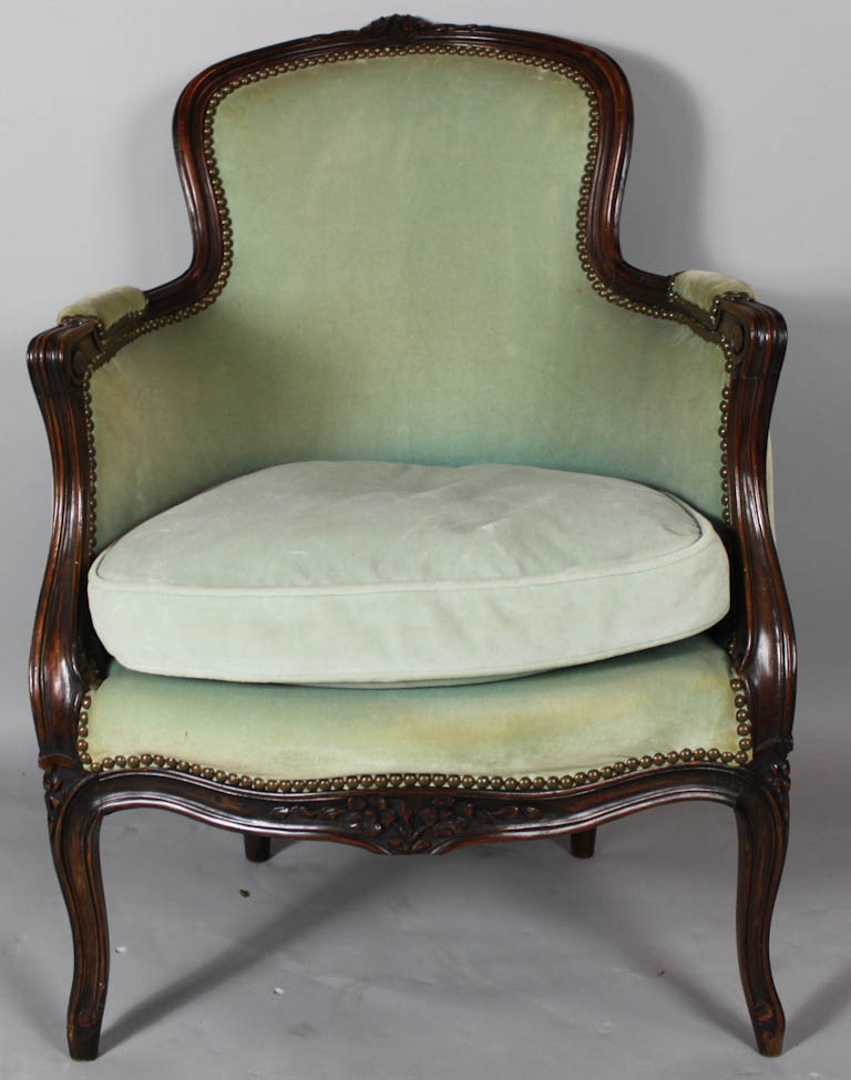 LOUIS XV STYLE MAHOGANY BERGERE 147184