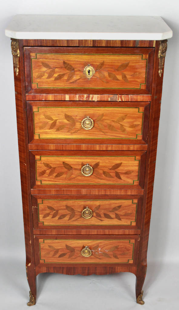 LOUIS XVI STYLE TULIPWOOD MARQUETRY 147198