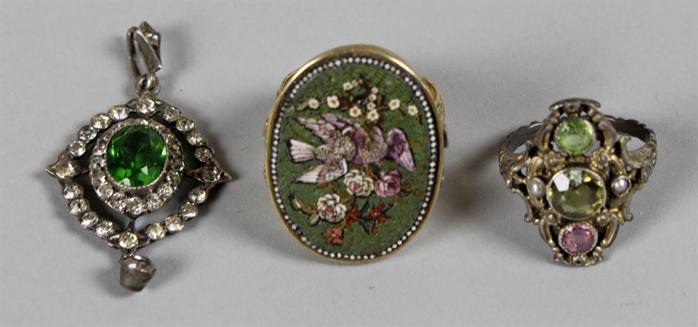 GROUP OF INTERESTING VINTAGE JEWELRY 1471f4