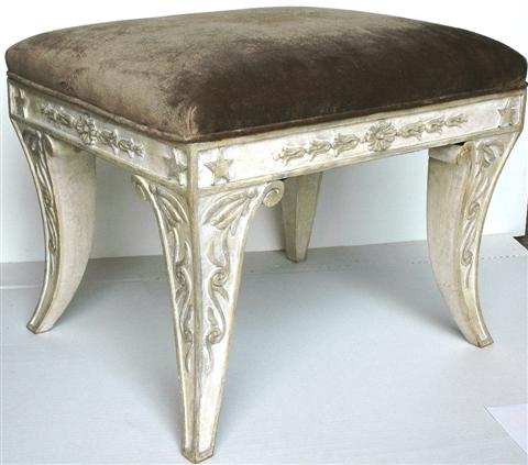 DIRECTOIRE STYLE CARVED AND FAUX 145132