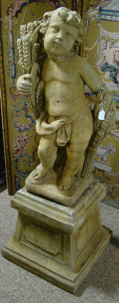 CAST STONE FIGURE OF AN ALLEGORICAL