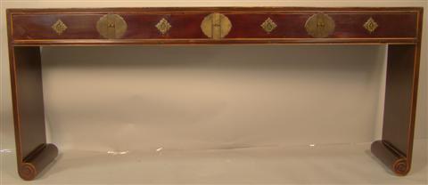 VINTAGE CHINESE VENEERED HONG MU