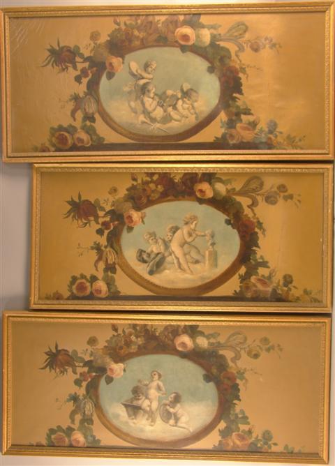 FRENCH (19TH CENTURY) SET OF THREE