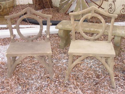 PAIR OF COLVIN AND HASTINGS FAUX BOIS