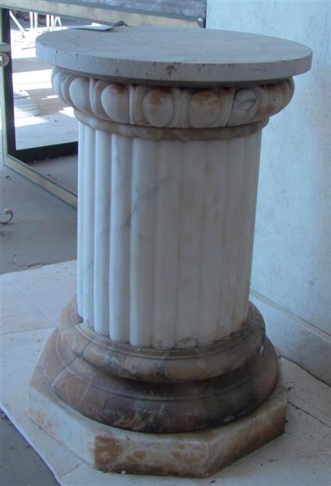CONTINENTAL MARBLE PEDESTAL Early