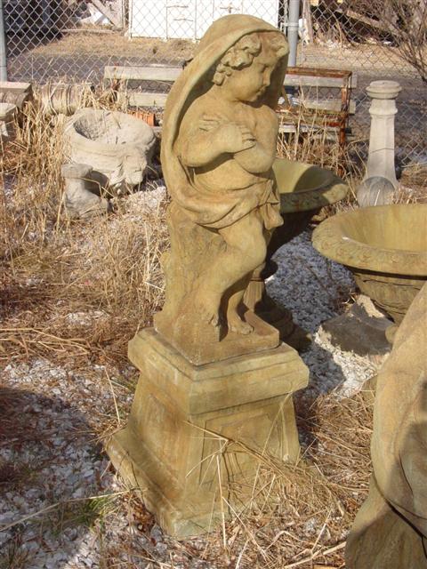 CAST STONE MODEL OF AN ALLEGORY