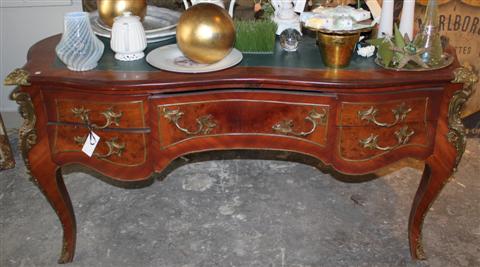 LOUIS XV STYLE INLAID TULIPWOOD