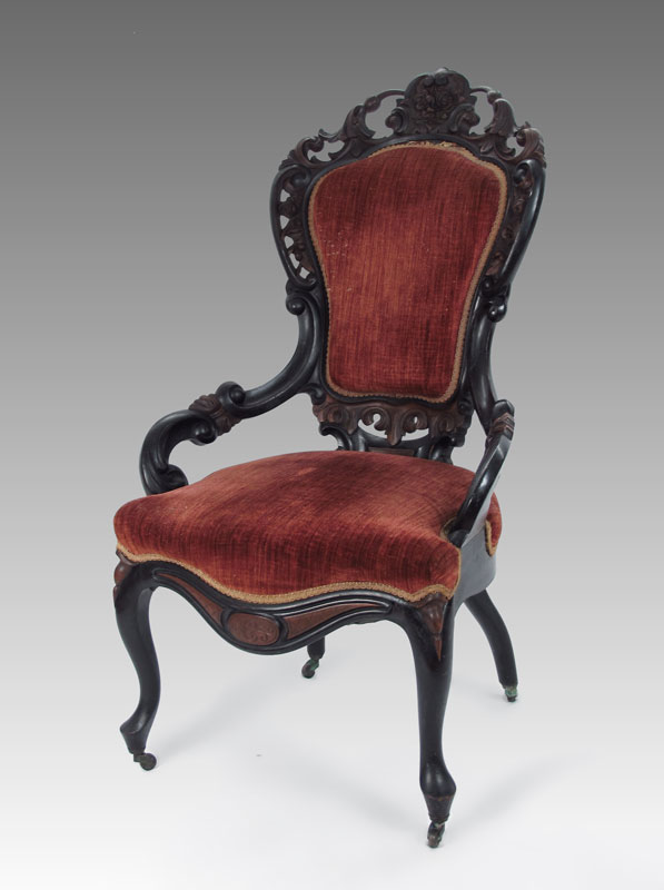 VICTORIAN ARM CHAIR IN THE STYLE 1453a1