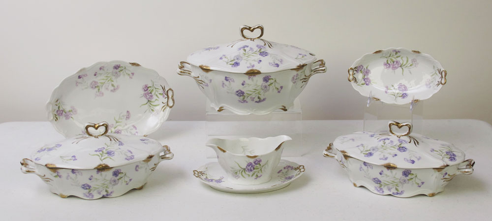 FRENCH LIMOGES CHINA SERVING PIECES  1453ab