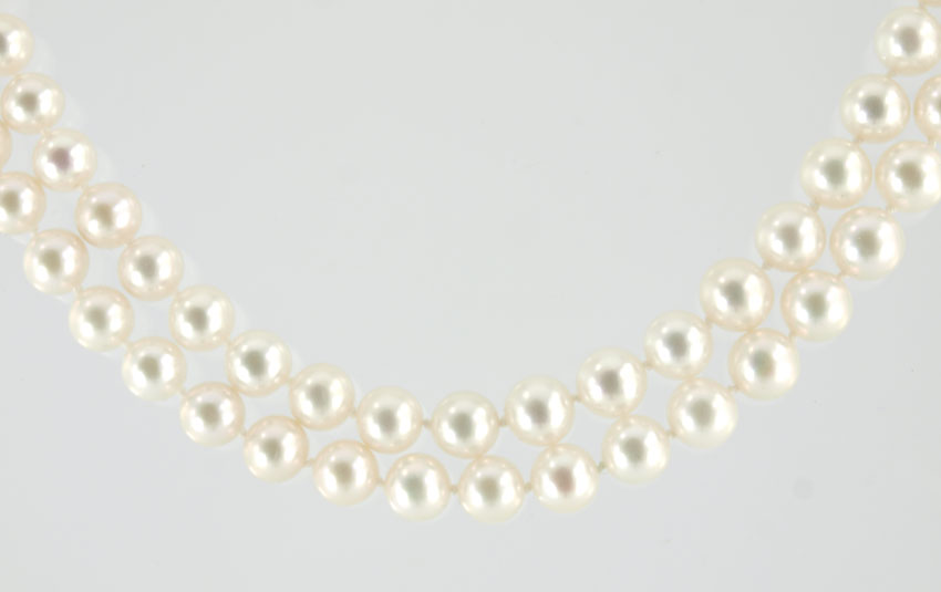 36'' CULTURED PEARLS STRAND NECKLACE: