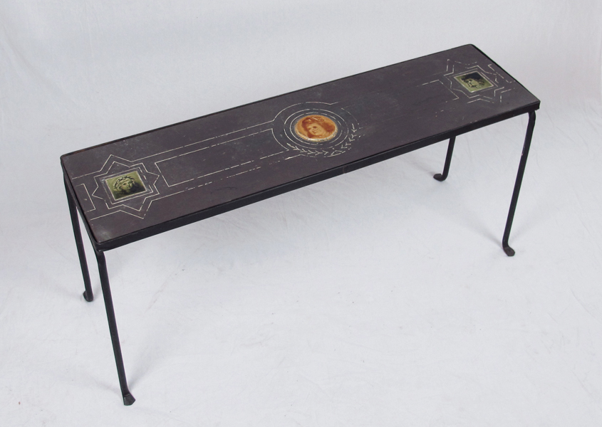 CA 1920 S WROUGHT IRON TABLE WITH 145467