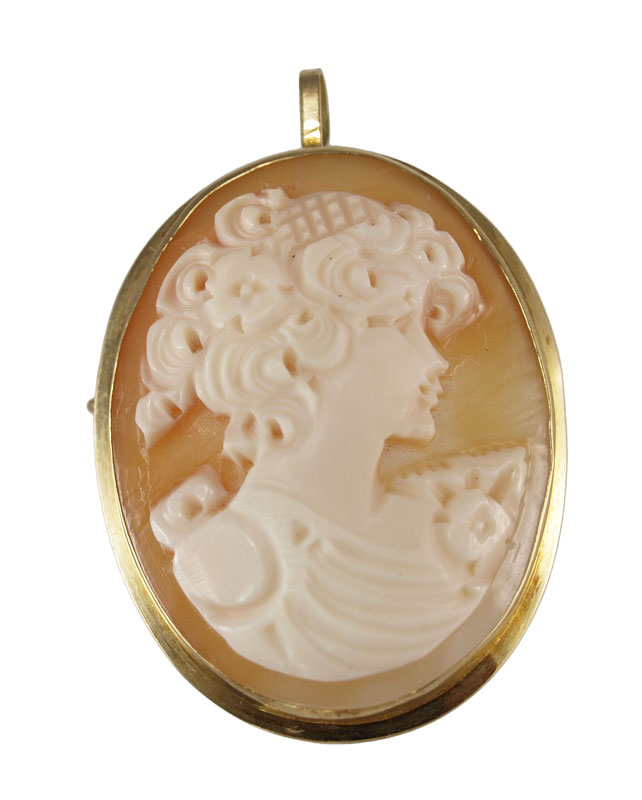 18K CAMEO BROOCH 18K yellow gold 145468