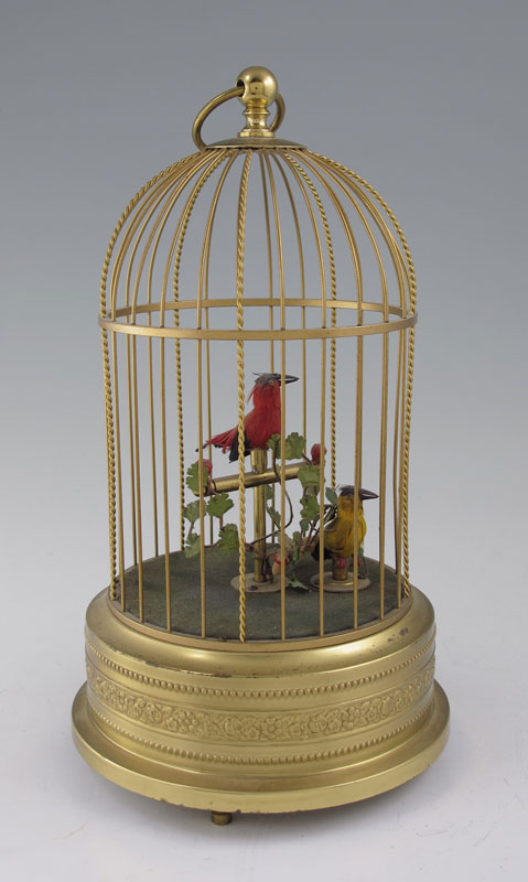 SINGING BIRD AUTOMATON Two birds 14546f