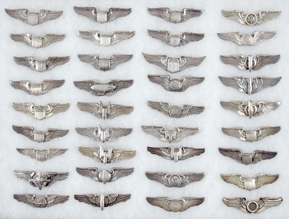 A FINE COLLECTION OF STERLING WWII 145472