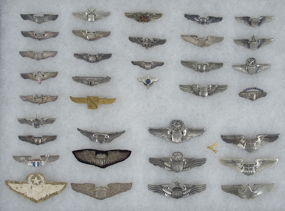 COLLECTION OF STERLING & OTHER AVIATOR