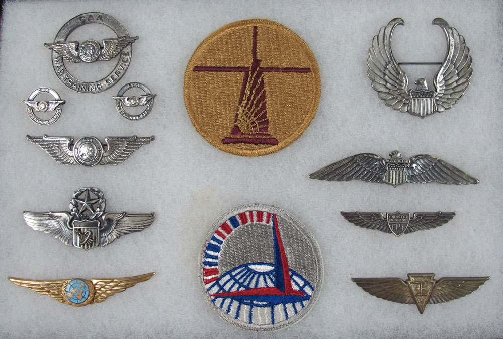 COLLECTION OF CAA & MORE AVIATOR WINGS: