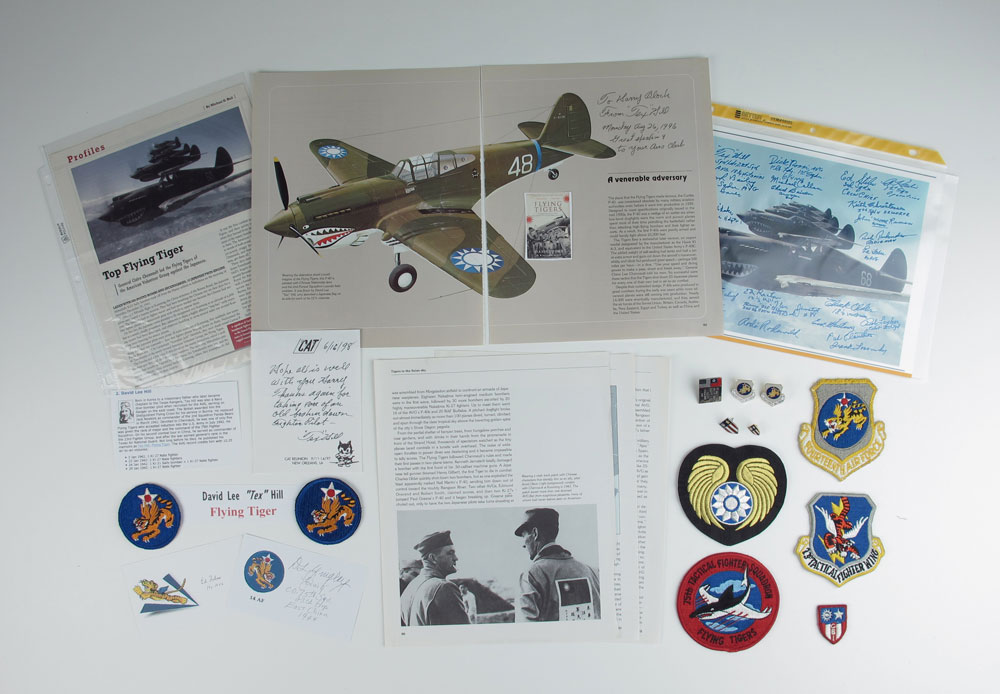 COLLECTION OF FLYING TIGERS MEMORABILIA: