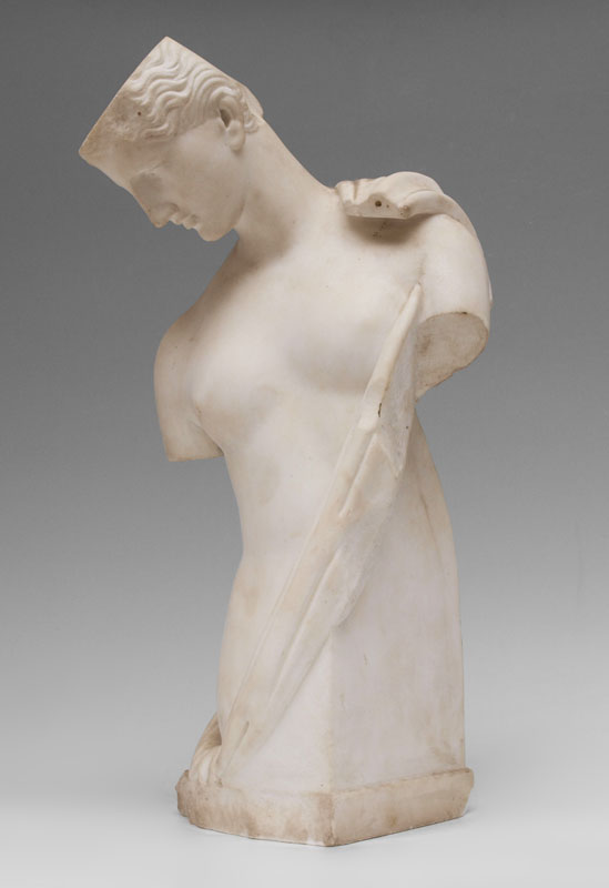 CARRERA MARBLE SCULPTURE OF A YOUNG