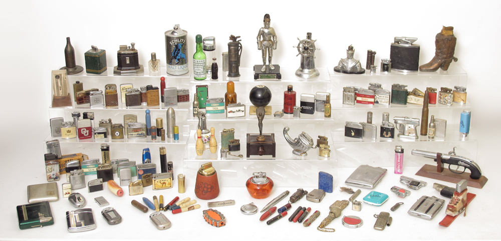 MASSIVE COLLECTION NOVELTY LIGHTERS: