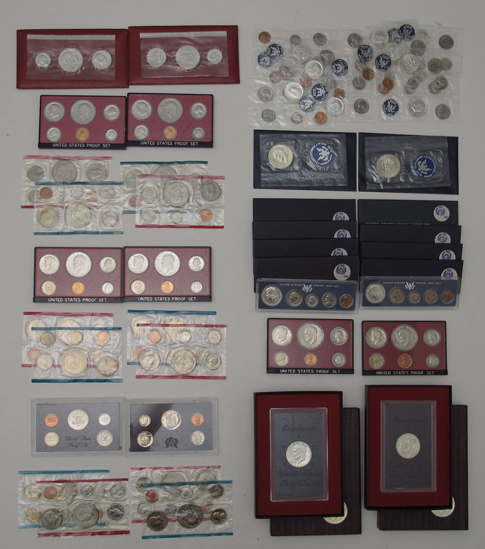 COLLECTION OF US COINS PROOF SETS  14550b