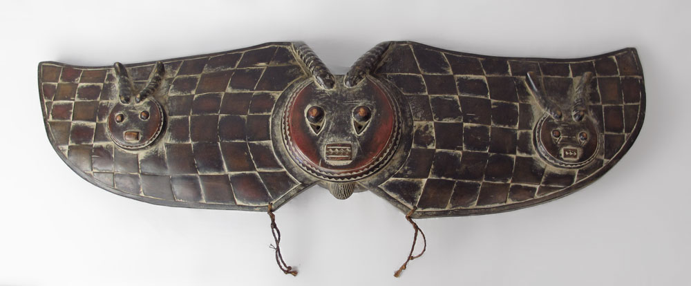 AFRICAN BAULE GOLI BUTTERFLY MASK 14554e