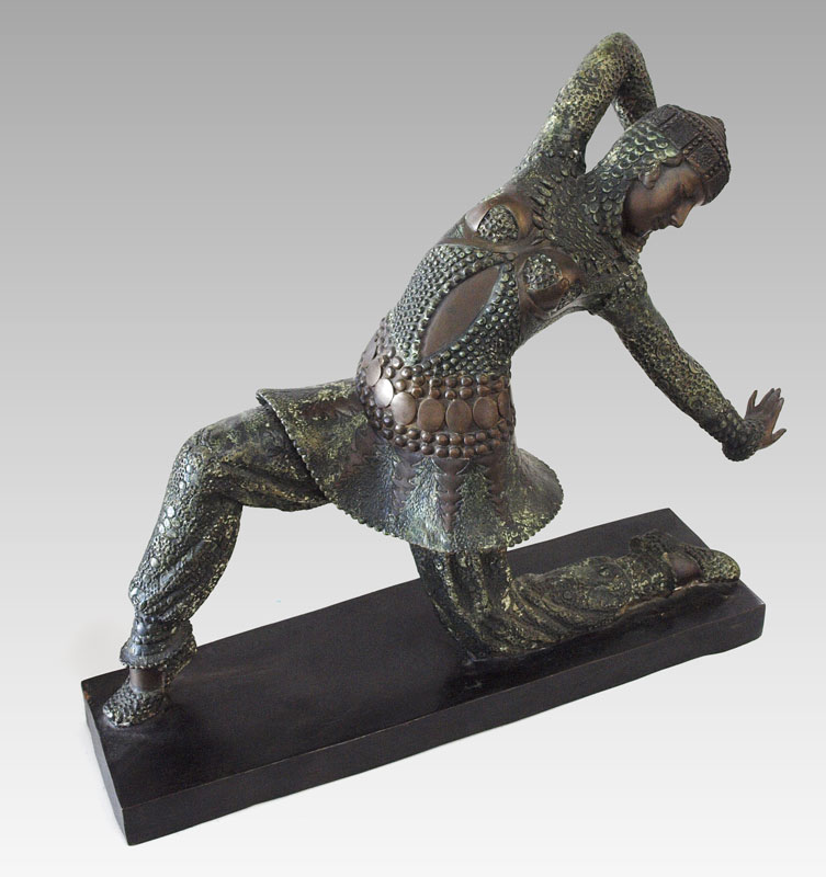 DECO DANCER BRONZE IN THE STYLE 1455b1